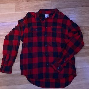 Black and Red Old Navy Flannel L